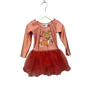 ⭐️ 5/$30 H&M Kids Disney Bambi Tule Skirt Leotard size 2T